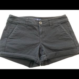 American Eagle black size 0 midi shorts